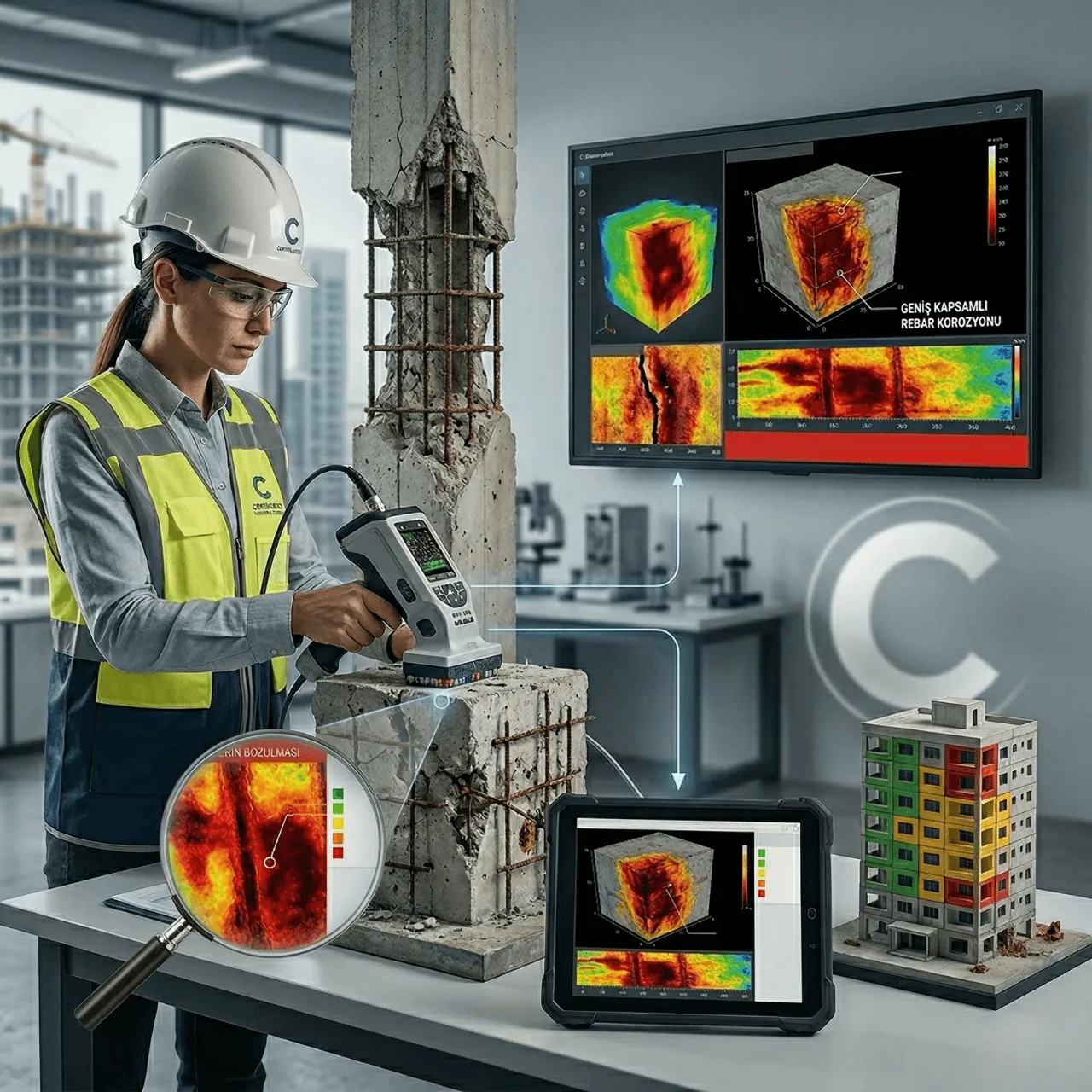 riskli yapı tespiti istanbul karot testi bina deprem analizi